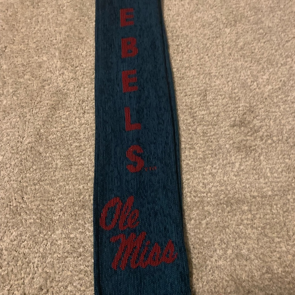 Ole Miss Rebels Blue and Red Scarf